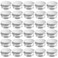 30 Pack 0.5 oz Aluminum Tin Jar with Screw Lid 15 ml Round Refillable Containers