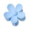 JJLFresheners Floral Hair Clip, Blue - Large Cute Claw Clips, Thick Hair, Scrub, Hair Clip with Flower Petals for Women and Men