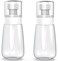 Empty Fine Mist Spray Bottle Travel Refillable Perfume Container Small Cosmetic Plastic Bottle for Face Hair Makeup 2 Pack