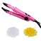 janelove Hair Extensions Iron, Fusion Keratin Hair Extensions Tool with 2 Bags Keratin Glue Granule Beads, Adjustable Temperature 210-390F, US Plug (Pink)