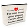 Christian Religious Gift for Women Makeup Bag Sunday School Teacher Gifts Teacher Appreciation Gift Cosmetic Bag Church Teacher Christian Teacher Gift Bible Verse Gift Christmas Gift Travel Pouch