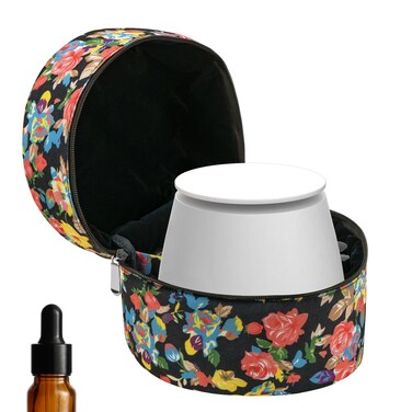 Essential Oil Storage, Essential Oil Diffuser Case, Oil and Diffuser Carrying Case Holds 10 Bottles (5mL-30mL), Diffuser Storage Bag Compatible with doTERRA, Vitruvi, Young Living