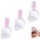 Skull Shaped Spray Bottle, Skull Perfume Bottle, 60ml Skull Perfume Bottles Empty, Refillable Liquid Travel Accessories, Suitable for Travel, Business Trips, Family Bathrooms (3Pcs Pink)