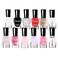 Non Toxic Nail Polish Set, Easy Peel Off and Fast Dry Nail Polish Set for Pack, Eco Friendly &amp; Organic Water Based Nail Polish for Women and Girls (12 Bottles)