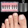 Sharp Square Toe Nail Tips Press on Full cover, Soft Gel False Toenail Extension Kit, Pre-etched Clear Double Matte Fake Longtoes Claw for Salon DIY Acrylic Pedicure x 15 Sizes 240 Pcs