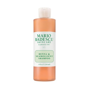 Mario Badescu Henna &amp; Seamollient Hair Shampoo for Men &amp; Women - Moisturizing Shampoo with Seaweed, Glycerin and Lemongrass Extracts - Adds Volume and Visibly Enhances Hair Tone and Natural Highlights