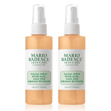 Mario Badescu Facial Spray with Aloe, Sage and Orange Blossom for All Skin Types   Face Mist that Hydrates &amp; Uplifts