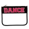 Dance Recital Gifts Clear Makeup Letter Bag Dance Teacher Appreciation Gifts Dance Makeup Bag Chenille Letter Patch Cosmetic Bag Toiletry Zipper Pouch for Women Girls(Dance-black)