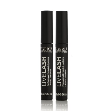 Premium Eyelash Growth Serum and Eyebrow Enhancer by Egeria, Lash boost Serum for Longer, Fuller Thicker Lashes &amp; Brows (2 PCS)