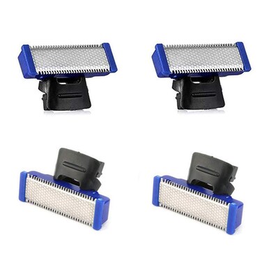 4PCS Replacement Heads for Electric Shaver Cleaning Trimmer Head Solo Trimmer Replacement Cutter Head Hybrid Razors Blades（Pack of 4)