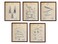 Barber Chair Razor Shears Shaving Brush Patent Barber Shop Decor Bathroom Wall Art Shaving Brush Poster TDP1020