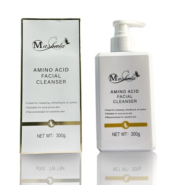 Mashata Amino Acid Facial Cleanser - 300g   Gentle Cleanser For Cleansing, Oil Control &amp; Cure Acne Pores