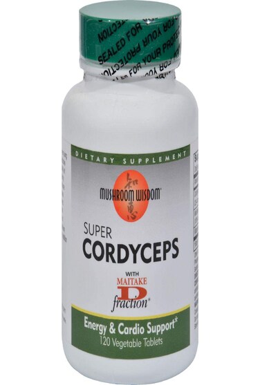 Mushroom Wisdom Super Cordyceps Caplets, 120 Count
