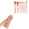 8 pieces makeup brushes set contain blush concealer eyeshadow foundation eyeliner powder brush have make up bags