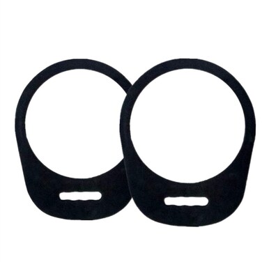 Handle Mirror &ndash; Large Hand Mirror with Double Handle - Rectangular Hand Held Mirror with Handle - Lightweight Hair Salon Equipment Hairstylist and Barber Accessories (Double Round)