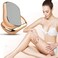 Crystal Hair Eraser, Painless Hair Removal Silky Hair Eraser for Women and Men, Fast and Easy Soft Smooth Silky Skin Magic Hair Removal Stone for Arms Legs BackAny Part (Gold)