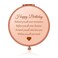 Happy Birthday Gift for Women Girls, Folding Travel Mirror Compact Mirror for Her, Birthday Gift Ideas for Friends, Mom, Daughter, Sister, Coworkers, Grandma, Aunt, Wife, Best Birthday Present for Her
