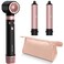 3 in 1 Hair Styler - Fast Drying Hair Dryer &amp; Auto Air Wrap Curlers Set, 1 Inch Curling Iron Long Barrel, Frizz-Free No Heat Damage Hot Air Styler for All Types (Black)