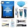 Ultimate Travel Toiletry Kit &amp; PPE Kit, Hygiene Kit with Shaving Supplies &amp; PPE for Travel, Business &amp; Charity with Reusable Toothbrush, Bath Soap &amp; Other Essential Toiletries, 5-Pack