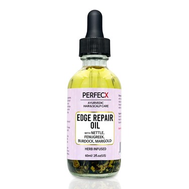 Edge Repair Hair Oil 2 fl oz - for Hair Scalp Treatment - 48 hours Herbal Infused Ayurvedic Natural Ingredients - Strengthen Hair - Hair Growth
