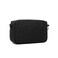 Organizer Bag -Lightweight Cosmetic Bag with Ring Clasp, Perfect Travel Makeup Bag for Women,nylon Stand Up Design (Black/Canvas)