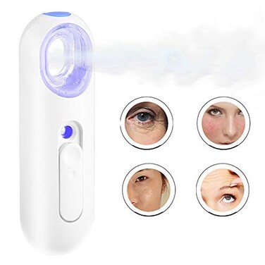 Mist Sprayer 25ML Nano Spray Water Meter - High Frequency Vibration Quiet Design Water/Oil Balance Control Eyelash Extensions Mist Atomization Facial Humectant Steamer Cool Mist Face Beauty Care