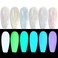 Glow in the dark Opal Gel Nail Polish 6 Colors Set Color Changing Semi Clear Top Coat Gel Polish (GP015)