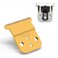 Trimmer Replacement T Blade Set,D7#32655 D8#32400 Ceramic Blade Carbon Steel Blade Set Competible with Andis Slimline Pro Li D7/D8 Hair Clipper Trimmer (Gold)