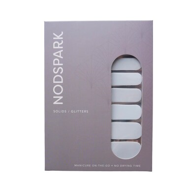 Baby Lilac Nail Polish Wraps Manicure   Contains Solid Colour 16 Nail Wraps (8 Different Sizes)   Affordable   Quick and Easy to use   15 Minute Application   Lasts up to 2 Weeks