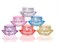 50 Pcs 5 Gram/5 ML Cosmetic Sample Empty Container Plastic Clear Cosmetic Pot Jars with Lids Diamond-shape Makeup Jars Bottles for Eye Shadow Nails Powder Jewelry,Mix-Color