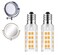 2Pack Makeup Mirror LED Bulbs Replacement Mirror 20W RP34B Light Bulb fits BE151T BE71CT BE47X BE47BR for Cosmetic Vanity Makeup Mirror with Single Double Sided Lighted Magnification (3000K)
