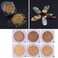 6 Pots/Set New Irregular Mixed Size Cork Powder Wood Dust Fall Nail Art Decorative Glitter 3D UV Gel Polish DIY Manicure Fall Nails
