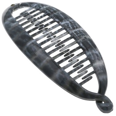 Camila Paris CP3101 French Large Banana Clip Hair Comb, Flexible Banana Clips Hair for Thick Hair Ponytail Holder Interlocking Banana Hair Clips Styling Hair Banana Clips for Women Made in France