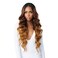 Sensationnel Butta lace HHM wigs - ocean wave 30 inch human hair blend extra wide 5 inch parting preplucked hairline glueless lacefront (T4/ASHBLONDE)