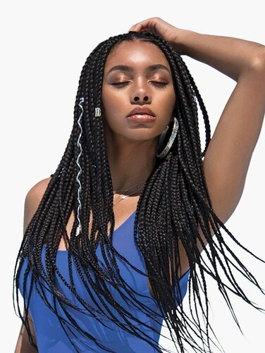 Sensationnel Synthetic Braid - 3X RUWA PRE STRETCHED BRAID 36 (Color:1B Off Black)