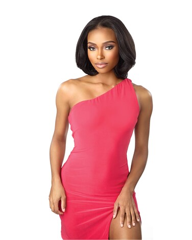 Sensationnel Half Wig Instant Weave Drawstring Cap IWD 11 (Color:1 Jet Black)