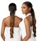 Sensationnel Lulu pony wrap hairextensions- 5 high heat synthetic yaki pony tail or up do hair wig piece (1 JETBLACK)