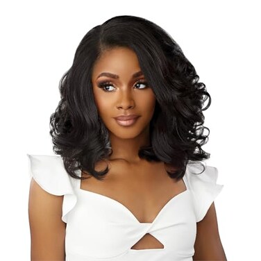Sensationnel Dashly wig - unit 40 non lace cap ready to wear ear to ear lacepart synthetic (BALAYAGEGOLD)