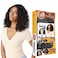 Sensationnel Curls kinksandco kinkyedges wig - kinky natural wave 14 inch 13x6 lace frontal natural kinkytexture edged hairline for natural 3c to 4c hair textures (2 DARKBROWN)