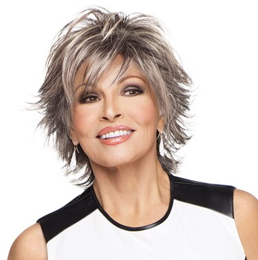 Raquel Welch Trend Setter Flipped Shag Wig by Haiuwear -R119G Gradient Smoke One Size