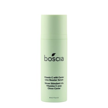 boscia Vitamin C with Caviar Lime Booster Serum - Vegan, Cruelty-Free, Natural &amp; Clean Skin Care - Vitamin C Serum with AHA-Rich Caviar Limes - For All Skin Types - 1 fl oz