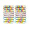 79STYLE 15pcs Spiral Hair Ties Traceless Coil Hair Ties Rainbow Plastic Phone Cord Ponytail Holders For Girls Toddlers And Women Thick Thin Curly (Rainbow -Large Size)