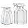 Clean Revolution Reusable Packaging Kit   3 Plastic Trigger Spray Bottles + 3 Foaming Hand Soap Bottles, Total 6 Count (Pack of 1), Clear (CR-RPK-318315-EMPTY)