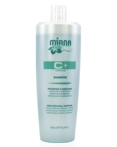 Mirna Professional Prevention &amp;amp; Energizing, Anti Hairloss Shampoo. Infused with Grape stem cells, Panthenol, No Sulphate, Gluten Free, No Paraben, and No SLS. Unisex Item. 1000ml / 33.8oz