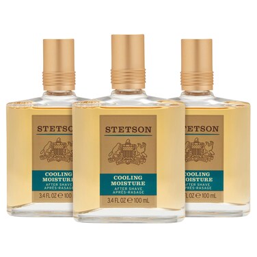 Stetson Original Cooling Moisture After Shave - Fragrance Notes of Citrus, Honey, and Sage - 3.4 Fl Oz - Pack of 3