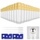 Tomorotec 20-Pack 10mL Ultra Thick Clear Glass Essential Oil Roller Bottles w/Wood Grain Plastic Caps Value Set 2 Openers &amp; 3 Pipettes, Stainless Steel Rollerball Applicators