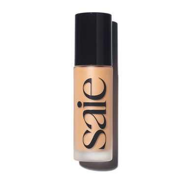 Saie Glowy Super Skin Tint Liquid Foundation - Hydrating Serum Foundation with Lightweight, Medium Coverage - Formulated with Hyaluronic Acid to Hydrate, Brighten and Plump - Shade 14 (1.01 oz)