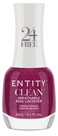 Entity Clean Sparkle &amp; Shine Breathable Nail Lacquer, 0.5 oz, Vegan and Cruelty Free Nail Polish with Added Biotin, Halal Fingernail Polish, Pink Glitter Nail Polish