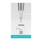 Vertix - Pico Membrane Cartridge Needles - 1 Round Liner - 0.38mm Long Taper - Maximize Ink Flow &amp; Saturation (20 Count)