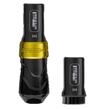 FK Irons - Flux Max Tattoo Machine - Stealth - Tattoo Pen Includes 2 PowerBolt 2.0 For 10 Hours of Battery - 3.2mm Stroke